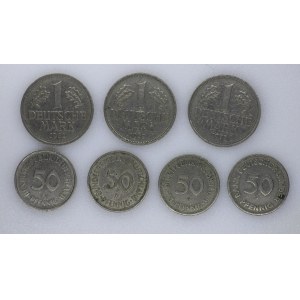 Niemcy, zestaw monet (7 sztuk)