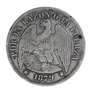 Chile, 1 Peso 1879