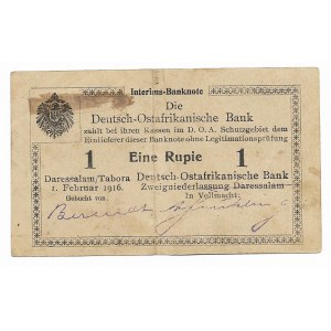 Niemcy, (Niemiecka Afryka Wschodnia), 1 Rupia 1916