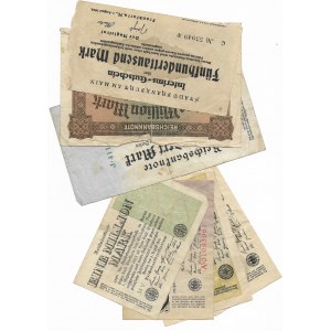 Niemcy, Zestaw banknotów - 7 sztuk