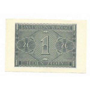 1 złoty 1.08.1941