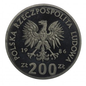 200 Złotych Władysław Łokietek 1986 - Próba MN