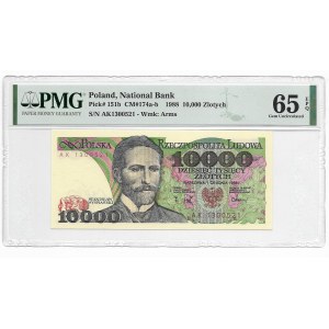 10.000 złotych 1.12.1988, seria AK