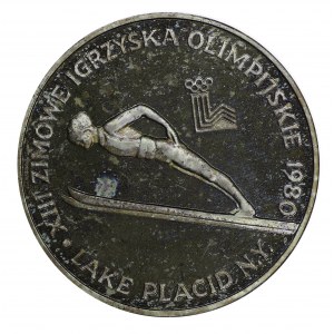 200 złotych - XIII Zimowe Igrzyska Olimpijskie - Lake Placid 1980 - bez znicza