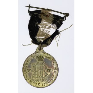 Medal z okazji 100-lecia Pułku 1813-1913