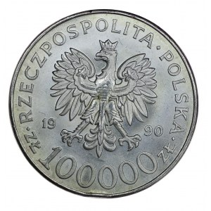 100.000 złotych 1990 zł Solidarność