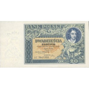 20 złotych, 20.06.1931, seria DT