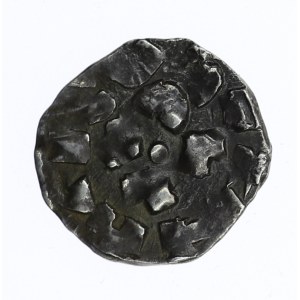 Włochy, Lukka - Henryk III, IV lub V (1039–1125), denar 1039–1125