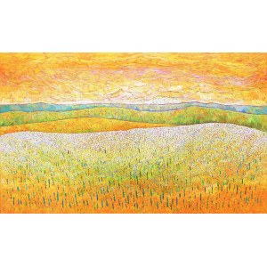 Monika Siwiec (ur. 1995), Pomarańczowe pola, 2021