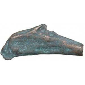 Ancients Skythia, Olbia Cast Æ Dolphin (Circa 450-425 BC)