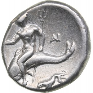 Calabria - Tarentum AR Didrachm or nomos - (circa 272-240 BC)