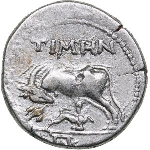 Illyria - Apollonia - Timen AR Drachm (circa 250-48 BC)