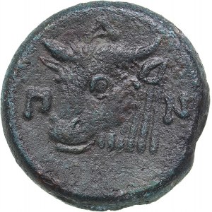 Bosporus Kingdom, Pantikapaion Æ obol (Circa 293-283 BC)
