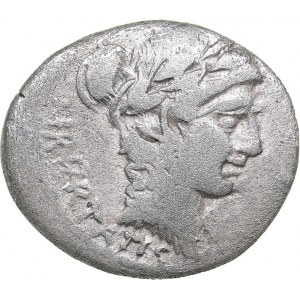 Roman Republic AR Denar - C. Vibius Pansa (48 BC)