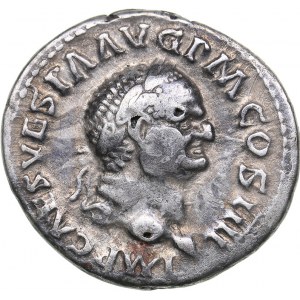 Roman Empire AR Denarius (imitation) - Vespasian (69-79 AD)