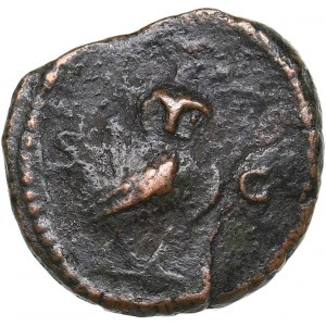Roman Empire - Anonymous Æ Quadrans. Time of Domitian to Antoninus Pius. Rome - 81-161 AD