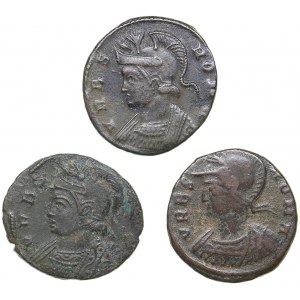 Roman Empire City Commemorative Æ Nummus - Constantine I (332-333 AD) (3)