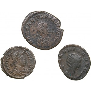 Roman Empire AE - Theodosius, Salonina, Arcadius (3)