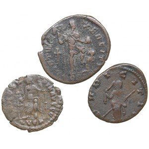 Roman Empire AE - Theodosius, Salonina, Arcadius (3)