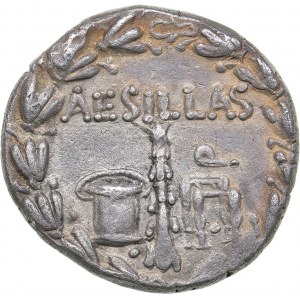 Macedonia under Roman Rule AR Tetradrachm. Aesillas, quaestor. Circa 95-70 BC.