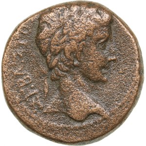 Roman Empire - Phrygia, Apameia AE - Augustus with Gaius Caesar (27 BC - 14 AD)
