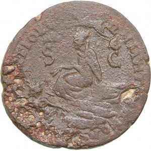 Roman Empire - Seleucis and Pieria. Antioch. AE 8 Assaria - Elagabalus (218-222 AD)