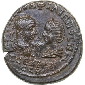 Roman Empire, Mesambria. AE - Philip I 'the Arab', with Otacilia Severa (244-249 AD)