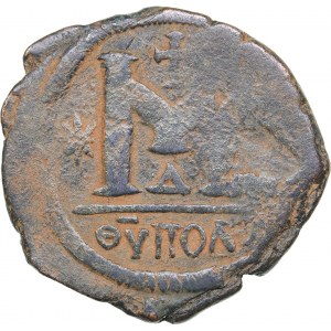 Byzantine Æ Follis - Justinian I (527-565 BC)