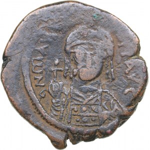 Byzantine Æ Follis - Maurice Tiberius (582-602 BC)