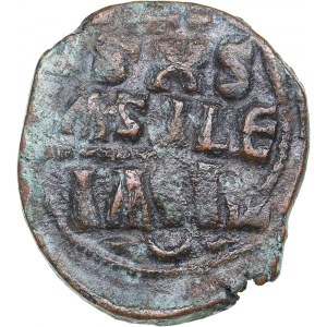 Byzantine AE Follis - Time of Basil II & Constantine VIII (circa 1020-1028)