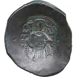 Byzantine Æ Aspron Trachy - Isaakios II 1185-1195 AD