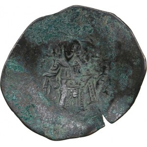 Byzantine Æ Aspron Trachy - Isaakios II 1185-1195 AD