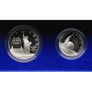 USA coins set 1986