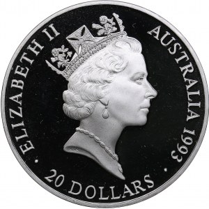 Australia 20 dollars 1993 - Olympics