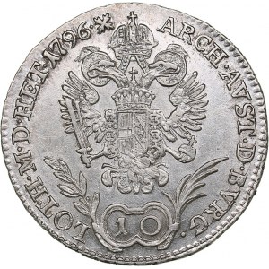 Austria 10 kreuzer 1796 B