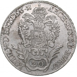 Austria 20 kreuzer 1796 B