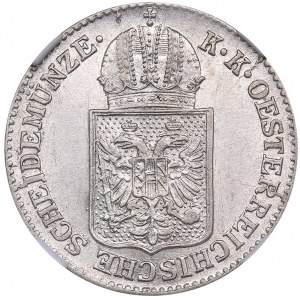 Austria 6 kreuzer 1849 A - NGC AU 58