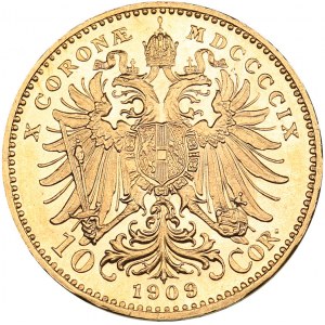 Austria 10 corona 1909