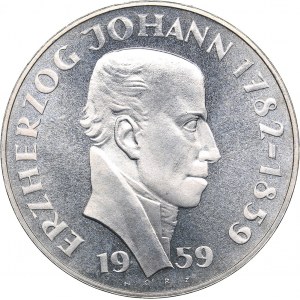 Austria 25 schilling 1959 - Erzherzog Johann Herinek