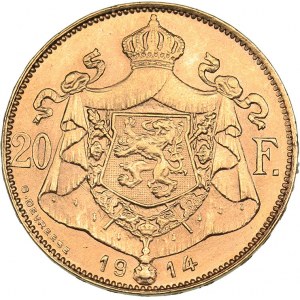 Belgia 20 francs 1914