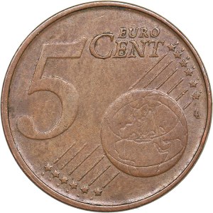 Belgia 5 euro cent 2003 (Mint error)