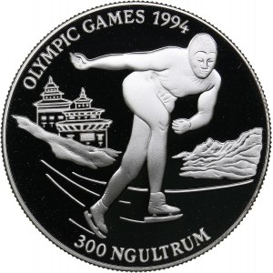 Kingdom of Bhutan 300 ngultrum 1992 - Olympics