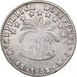 Bolivia 4 sol 1855