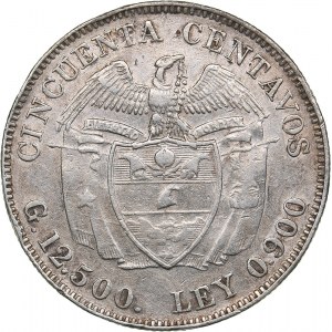 Colombia 50 cent 1916