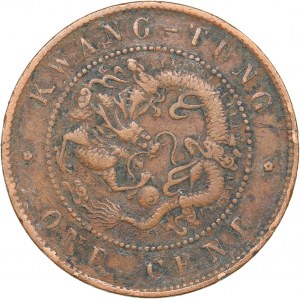 China - Kwang Tung  10 cash 1900-1906