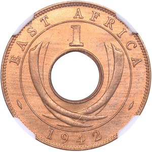 East-Africa 1 cent 1942 - NGC MS 65 RB