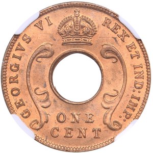 East-Africa 1 cent 1942 - NGC MS 65 RB