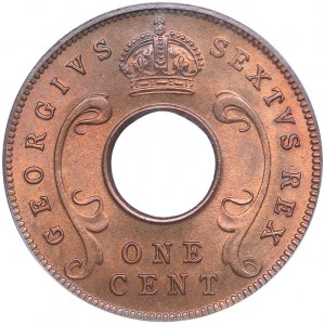 East-Africa 1 cent 1952 - PCGS MS 65 RD
