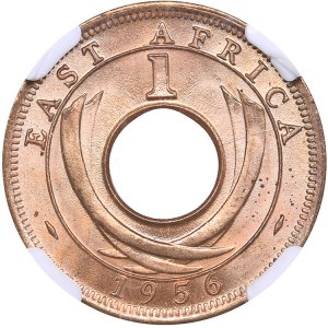 East-Africa 1 cent 1956 H - NGC MS 66 RD