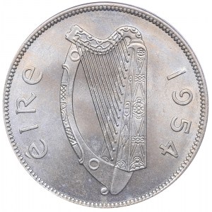 Ireland 1/2 crown 1954 - PCGS MS 65